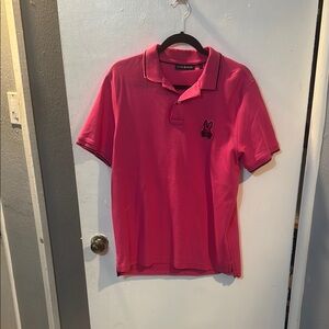 Psycho Bunny Pink Polo Shirt